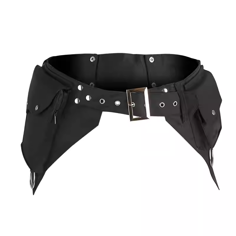 Women Accessories Pack - Women's Medieval Punk Waist Bag Steampunk