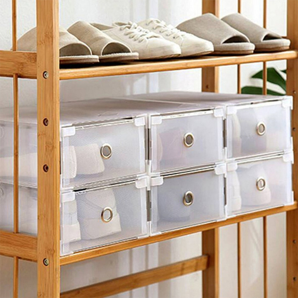 Women Accessories Drawer - 2Pcs Drawer Transparent Shoes Storage Box