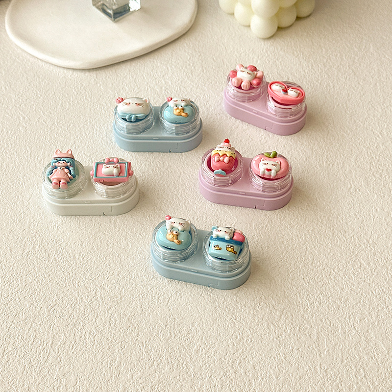 Cute Cartoon Cat Contact Lens  - огляд і ціна Women Accessories Drawer