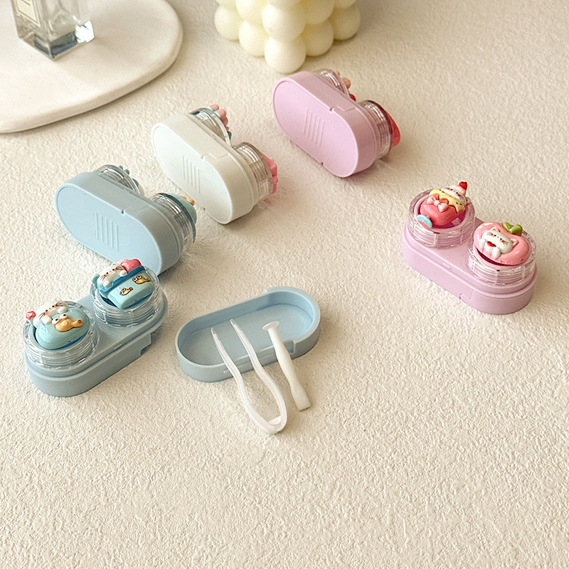 Cute Cartoon Cat Contact Lens  - огляд і ціна Women Accessories Drawer
