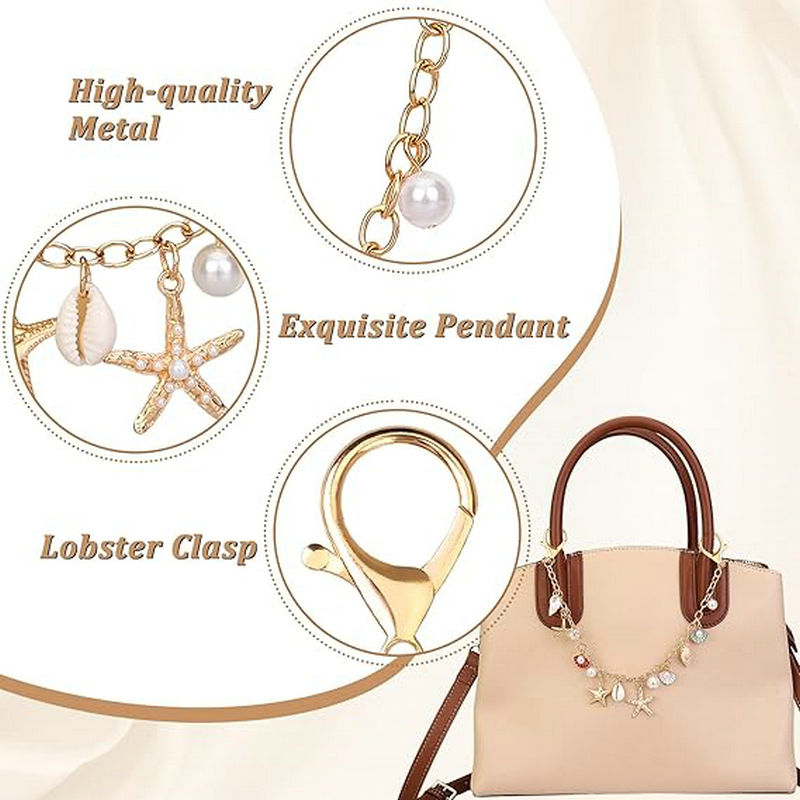 Bag Charms for Handbags Golden - огляд і ціна Women Accessories Pack