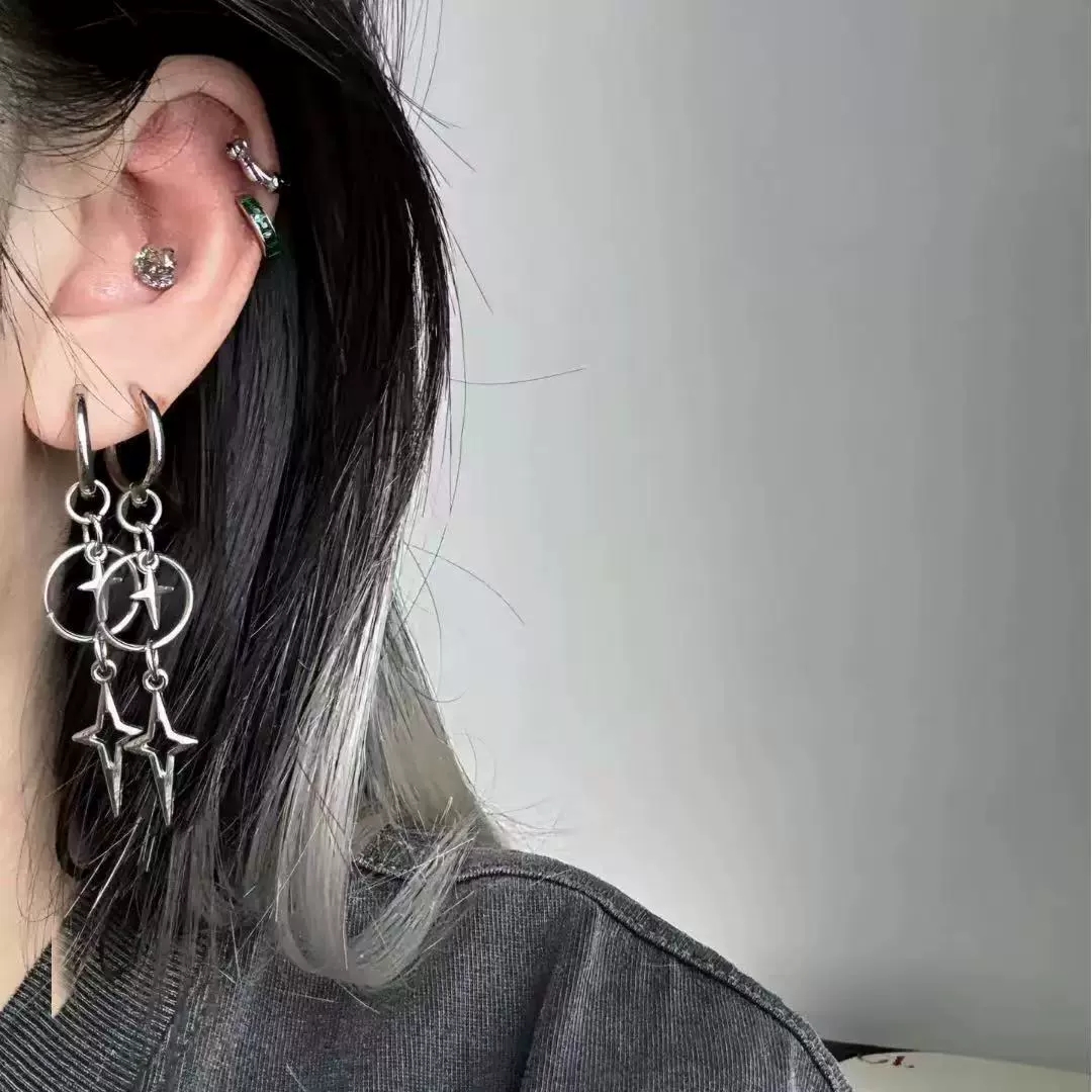 Personalized Punk Cross Star P - огляд і ціна Women'S Accessories In The 90S