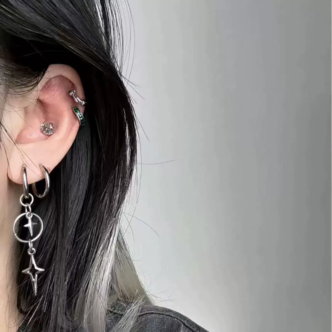 Personalized Punk Cross Star P - огляд і ціна Women'S Accessories In The 90S