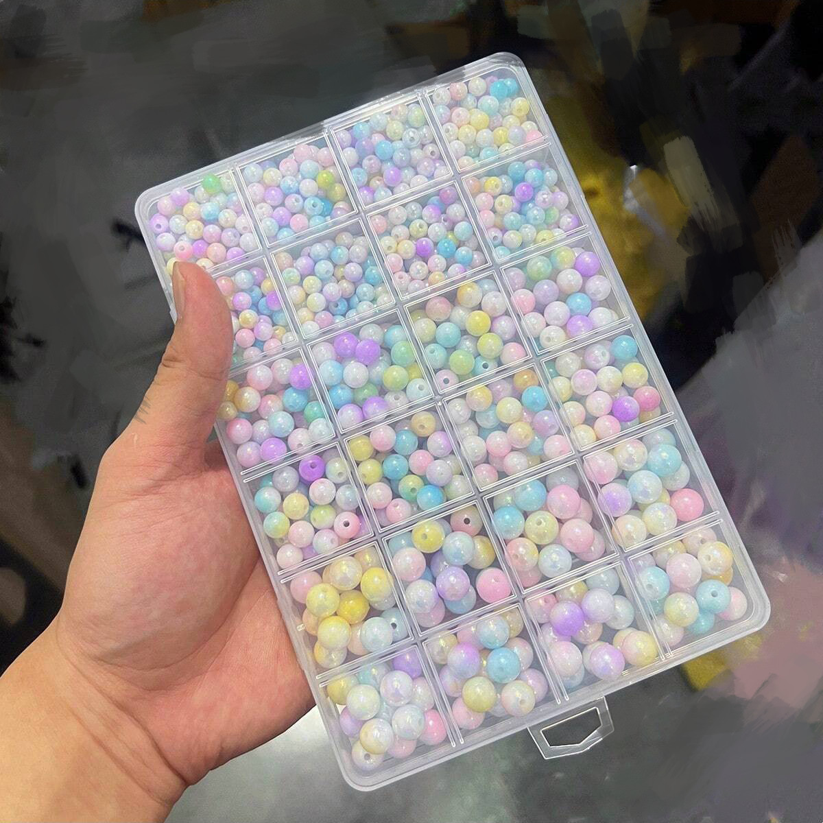 800pcs/24 grid set box 6mm/8mm - огляд і ціна Women Accessories Bracelet