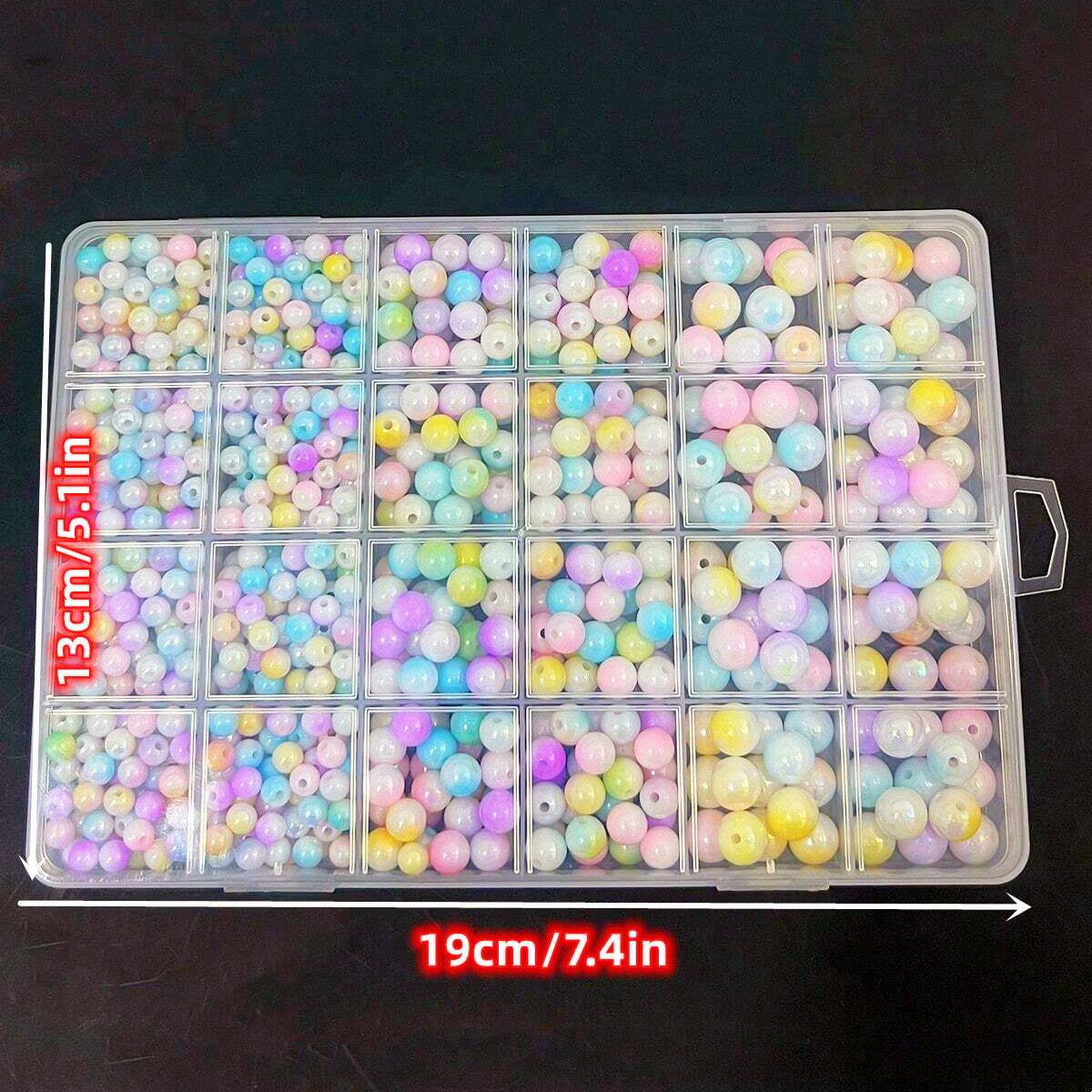 800pcs/24 grid set box 6mm/8mm - огляд і ціна Women Accessories Bracelet