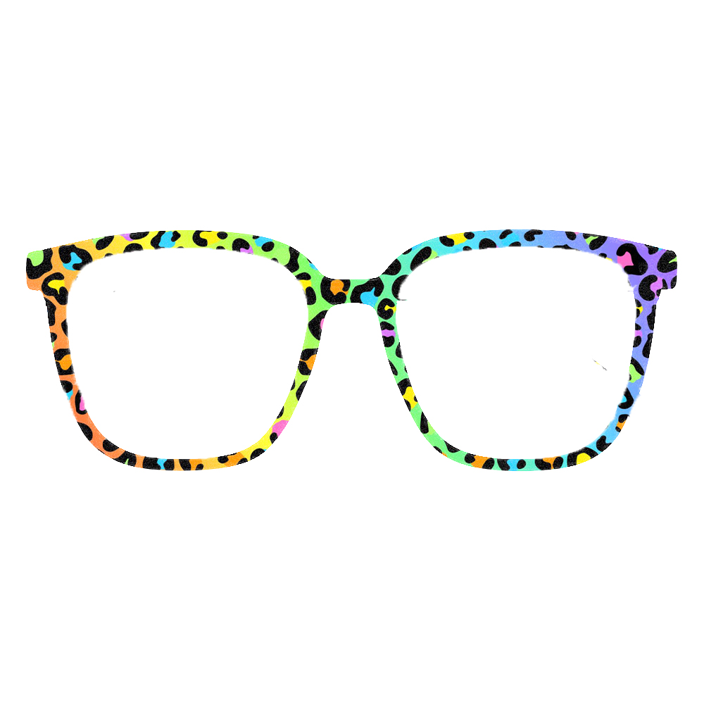 Trendy Rainbow Leopard Print S - огляд і ціна Women Accessories Photos