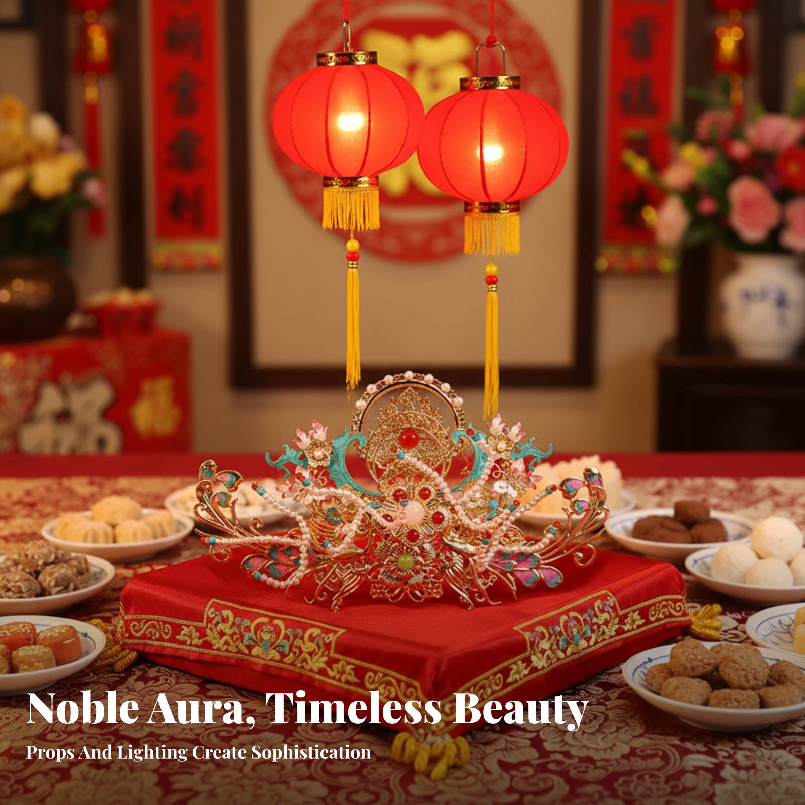 Traditional Chinese Hair Crown - огляд і ціна Women'S Accessories Designer