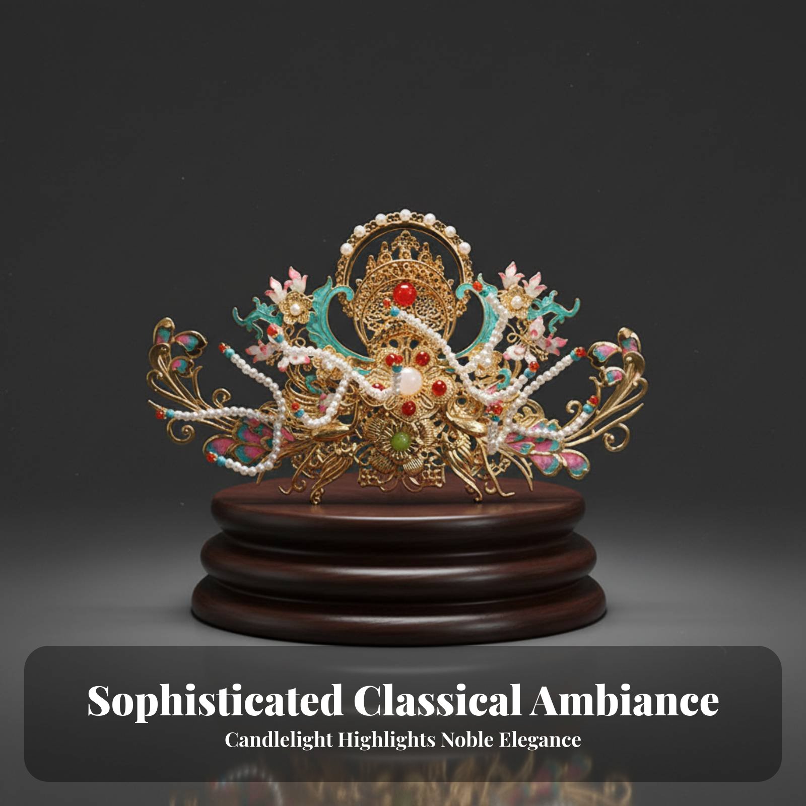 Traditional Chinese Hair Crown - огляд і ціна Women'S Accessories Designer