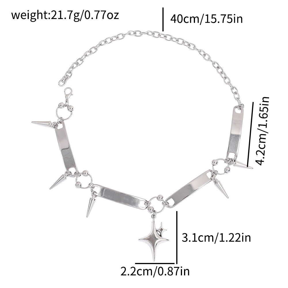 Punk Star Riveted Choker,Rock  - огляд і ціна Women'S Accessories Designer