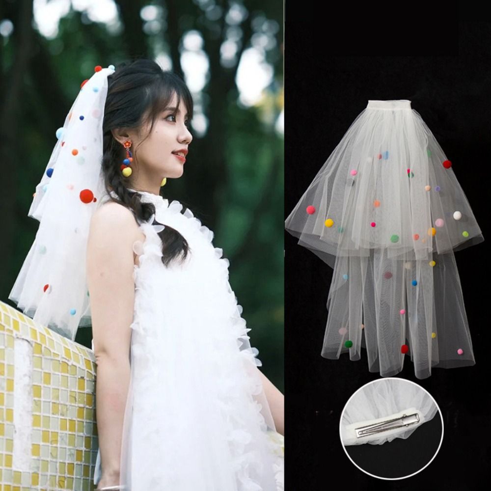 New Colorful Wedding Veils wit - огляд і ціна Women Accessories Photos