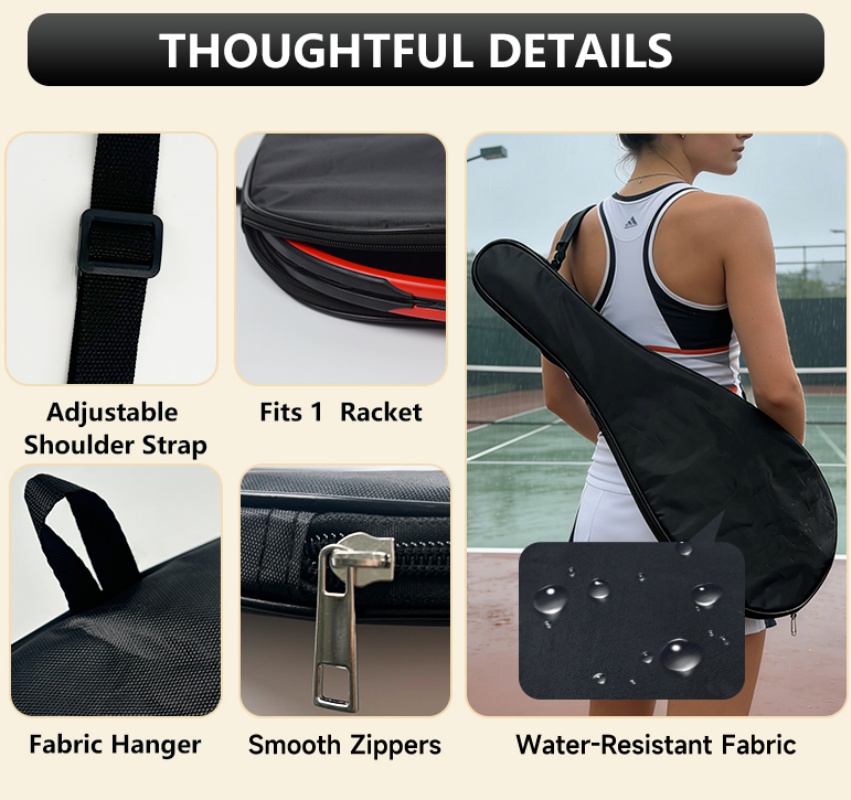 Tennis Racket Cover Portable S - огляд і ціна Women Accessories Pack