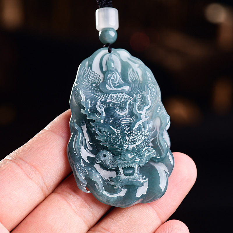 Natural Burmese Jadeite Dragon - огляд і ціна Women'S Accessories Designer