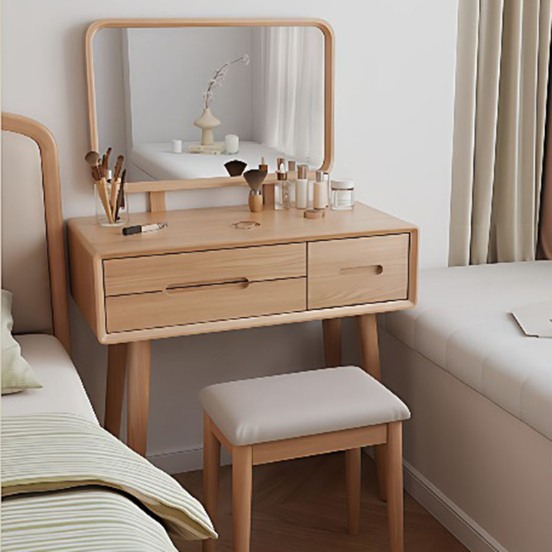 Mirror Desk Vanity Table Stool - огляд і ціна Women Accessories Drawer