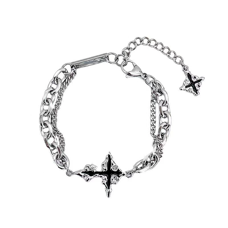 Punk Black Cross Pendant Chain - огляд і ціна Women'S Accessories In The 90S