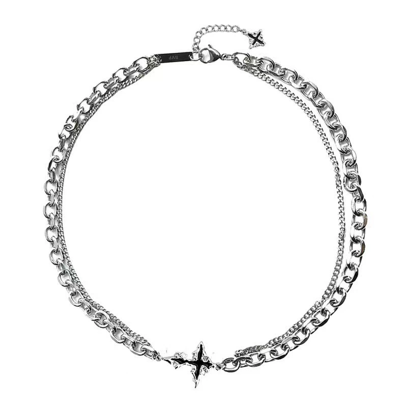 Punk Black Cross Pendant Chain - огляд і ціна Women'S Accessories In The 90S
