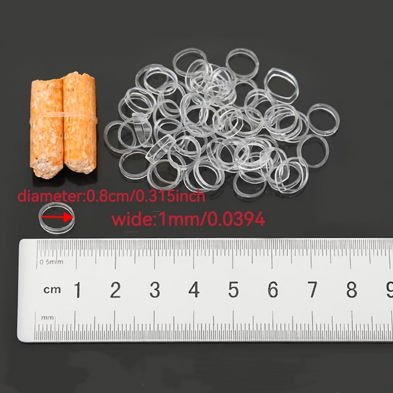 500/1500pcs Silicone High-Elas - огляд і ціна Hair Band Elastic