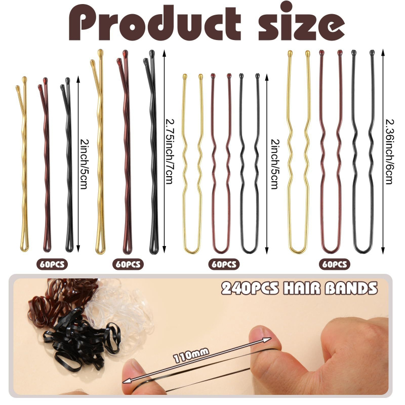 480Pcs Per Box Hair Styling Ac - огляд і ціна Hair Band Elastic