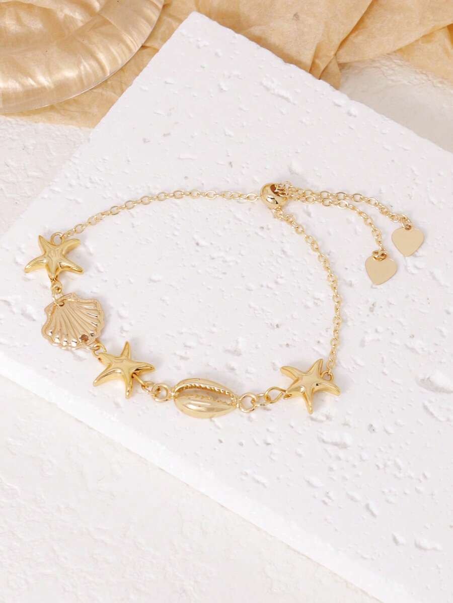 1pc Bohemian Ocean Shell, Star - огляд і ціна Women Accessories Bracelet