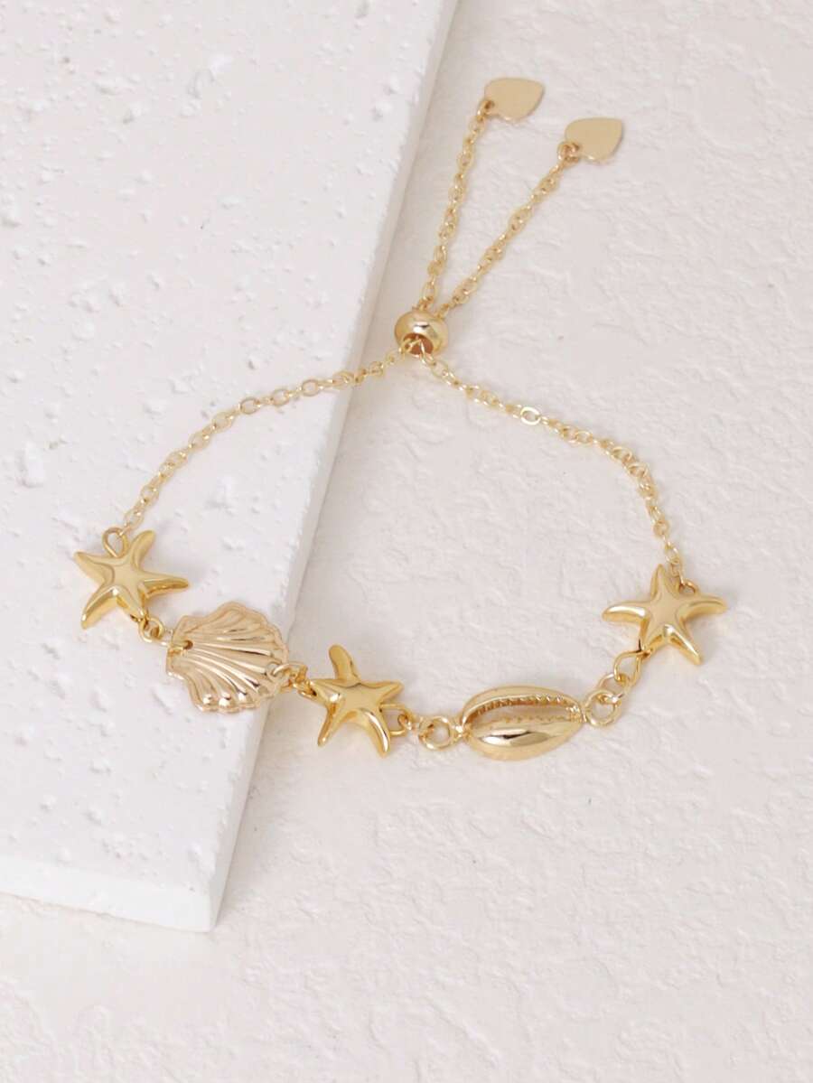 1pc Bohemian Ocean Shell, Star - огляд і ціна Women Accessories Bracelet