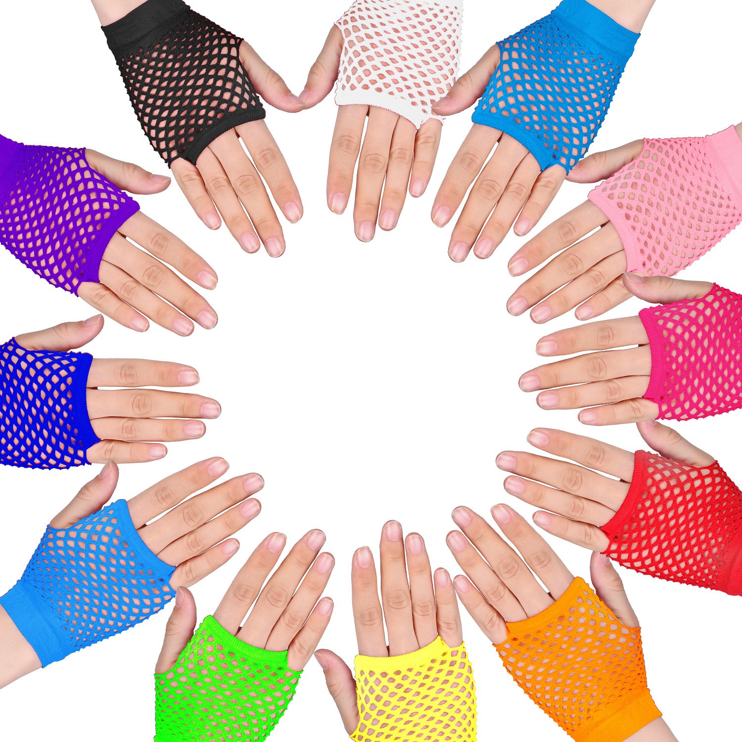 24 Pairs Fingerless Fishnet Ne - огляд і ціна Women'S Accessories In The 90S