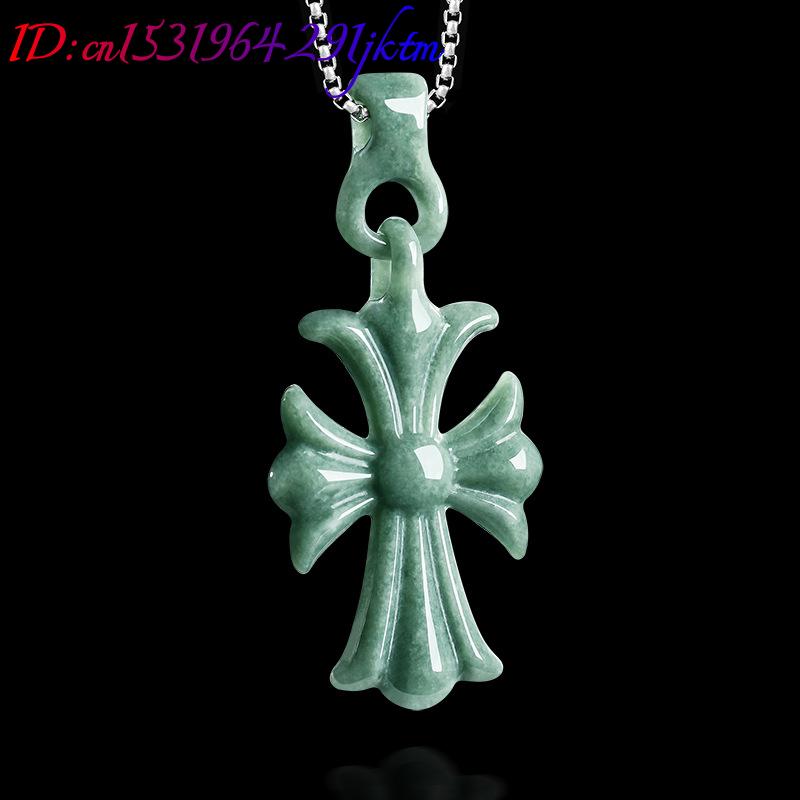 Natural Burmese Jadeite Cross  - огляд і ціна Women'S Accessories Designer