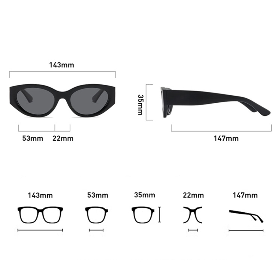 Women Men Classic Cat-Eye Pola - огляд і ціна Women'S Accessories Designer