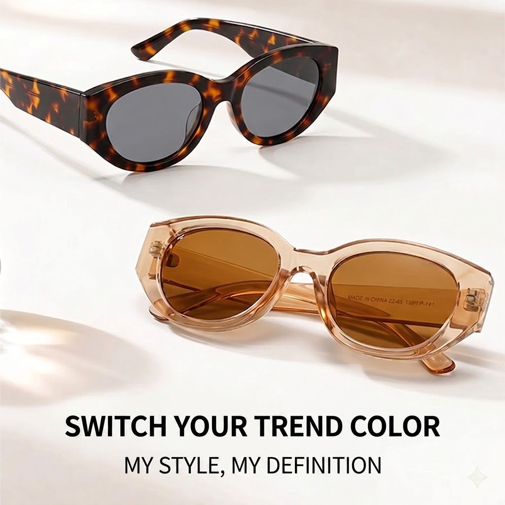 Women Men Classic Cat-Eye Pola - огляд і ціна Women'S Accessories Designer