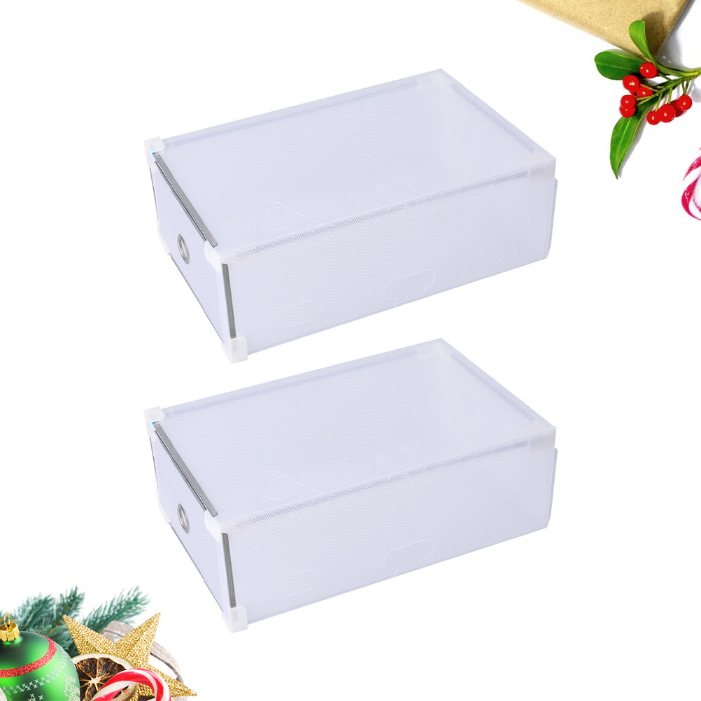 2Pcs Drawer Transparent Shoes  - огляд і ціна Women Accessories Drawer