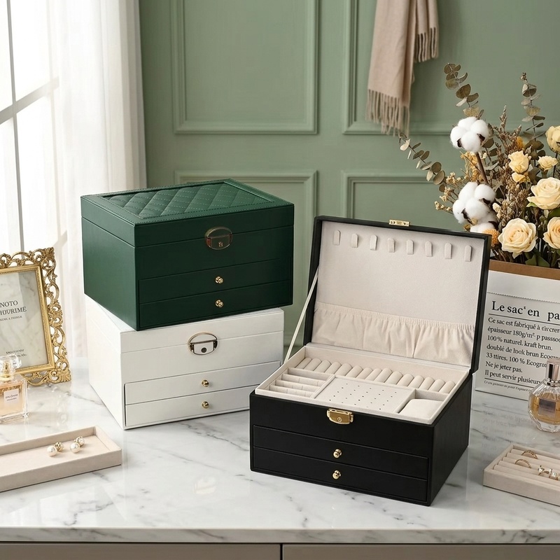 Large Capacity Jewelry Box Mul - огляд і ціна Women Accessories Drawer