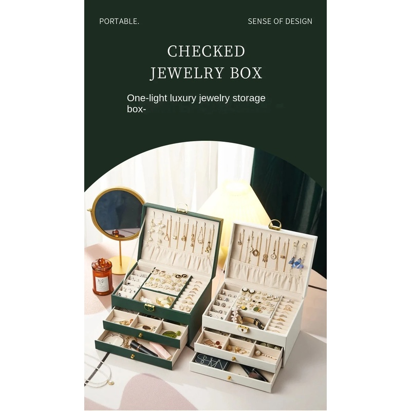 Large Capacity Jewelry Box Mul - огляд і ціна Women Accessories Drawer
