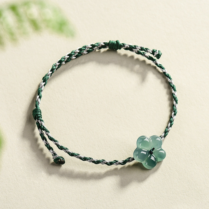Burmese Jadeite Flower Bracele - огляд і ціна Women Accessories Bracelet