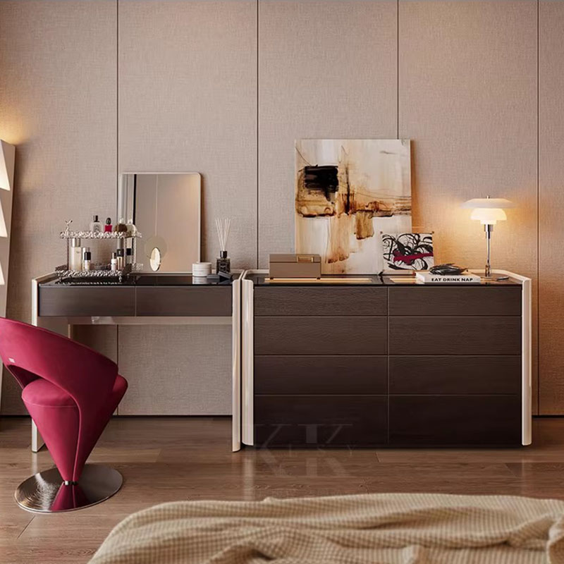Coffee Modern Vanity Table Com - огляд і ціна Women Accessories Drawer