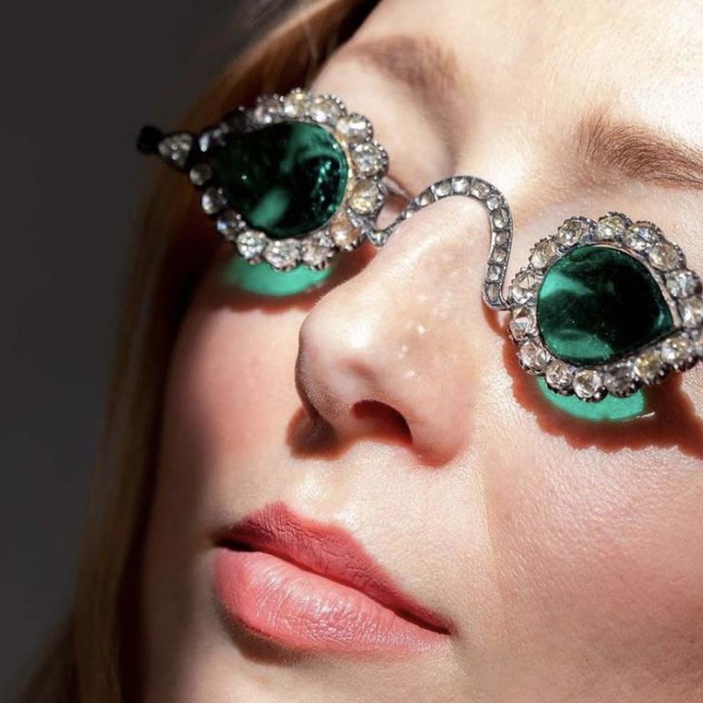 Stonefans Green Water Drop Sun - огляд і ціна Women Accessories Photos