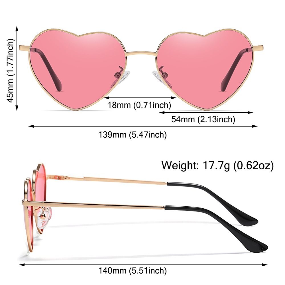 Heart-Shaped Sunglasses Heart  - огляд і ціна Women'S Accessories In The 90S