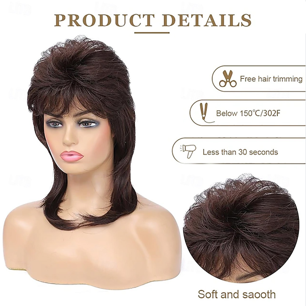 HAIRJOY Synthetic Hair Mullet  - огляд і ціна Women'S Accessories In The 90S