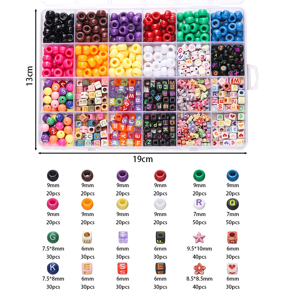 1 Box Colorful Acrylic Pony Be - огляд і ціна Women Accessories Bracelet