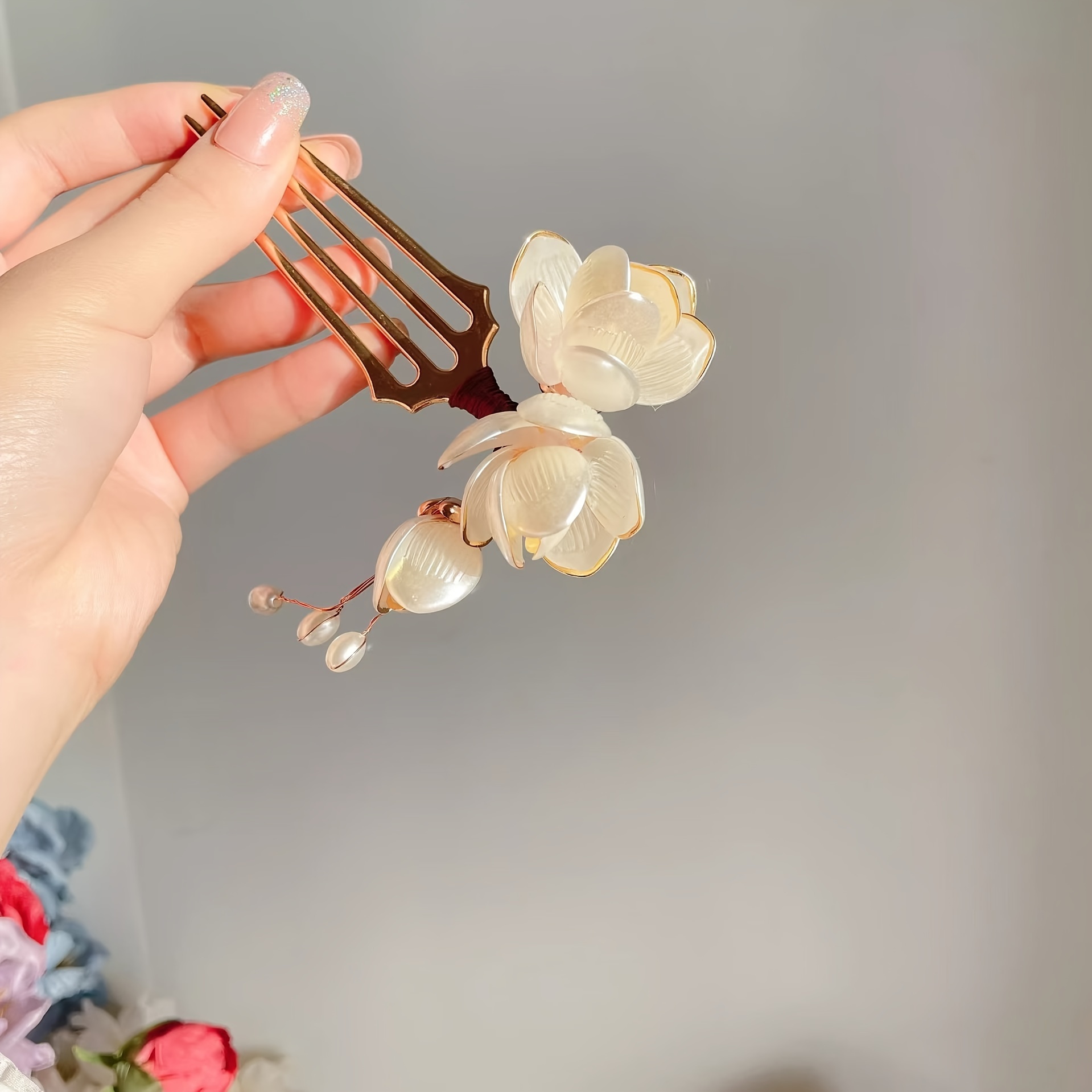 Chinese Style Shell Magnolia F - огляд і ціна Women Accessories Photos